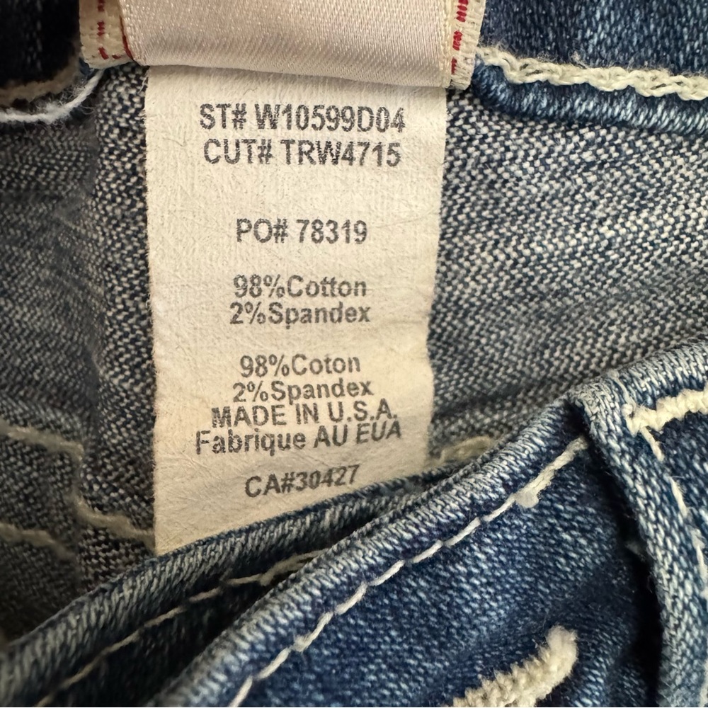 True Religion Julie Crystal Pave Jeans - Picture 9 of 15